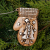 3.5Inch Glitter Glove Ornament