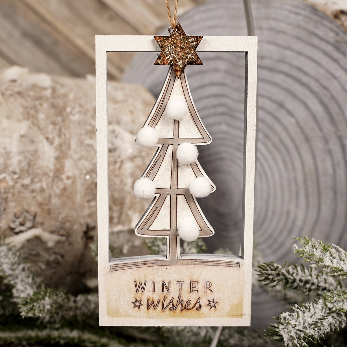 5IN FOREST TREE ORN - Christmas Place