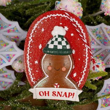 Red Gingerbread Ornament - Christmas Place