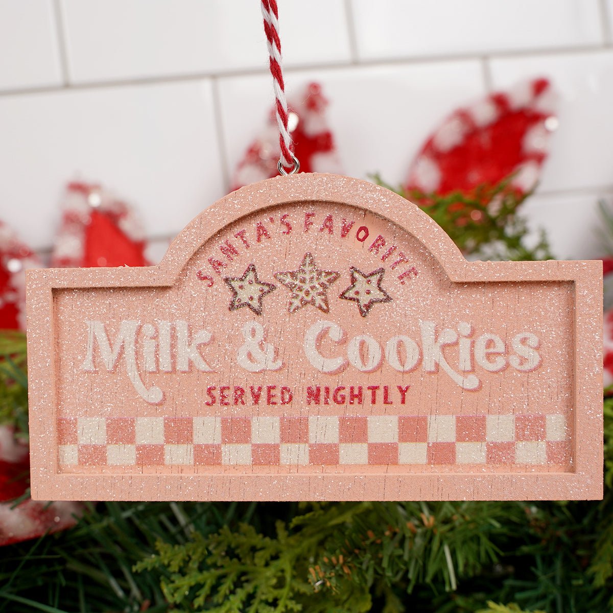 3IN MILK AND COOKIE ORN - Christmas Place