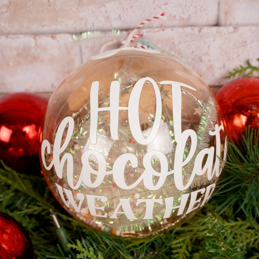 7Inch Hot Chocolate Weather Ornament - Christmas Place