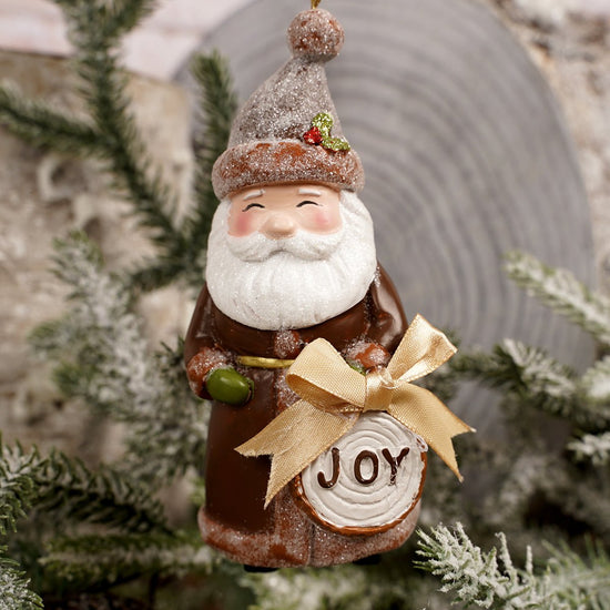 5.5IN WOODLAND SANTA - Christmas Place