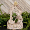 10.8Inch Lit Natural Nativity Scene - Christmas Place