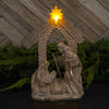 10.8Inch Lit Natural Nativity Scene - Christmas Place