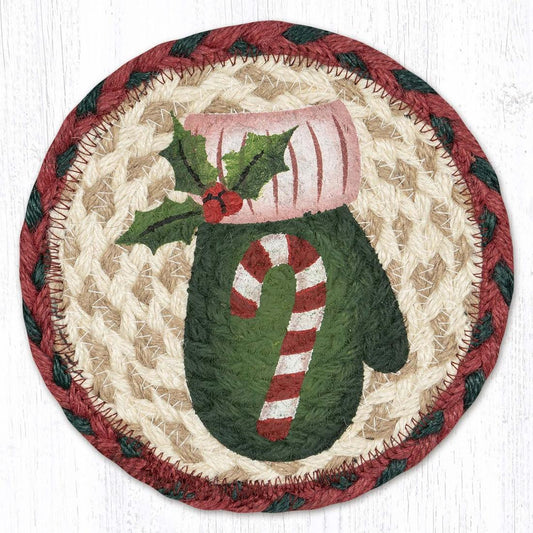 7in Green Mitten Coaster