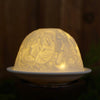 Nativity Luumii Porcelain Light Dome - Christmas Place