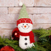 Fabric Snowman Christmas Ornament 2 Styles Green Hat- Christmas Place