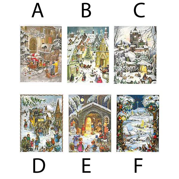 Glitter Advent Calendars - Christmas Place
