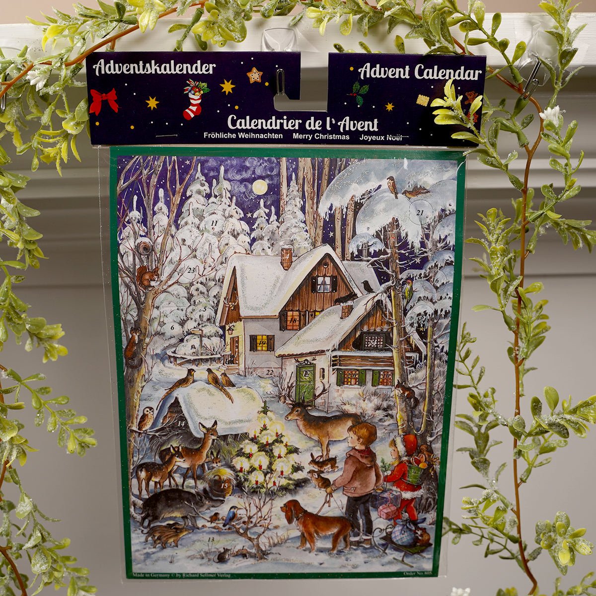 Glitter Advent Calendars - Christmas Place