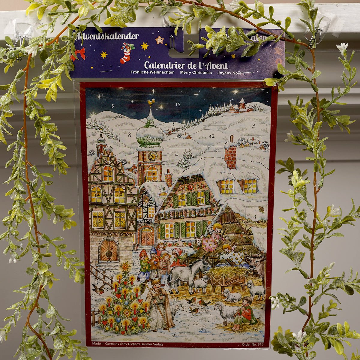 Glitter Advent Calendars - Christmas Place