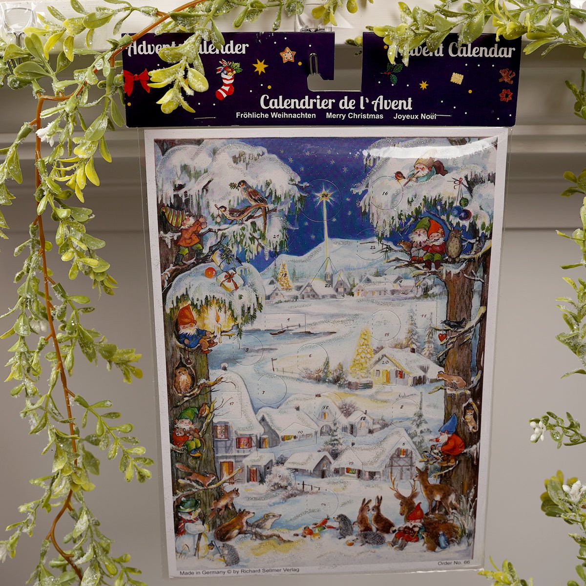 Glitter Advent Calendars - Christmas Place
