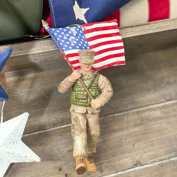 Marine Soldier Ornament