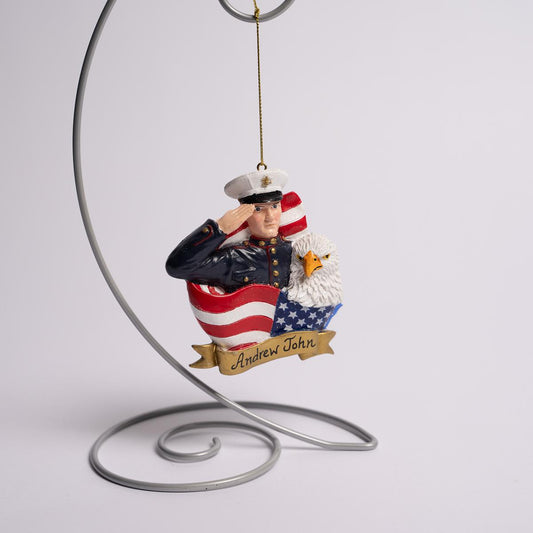 Marine Soldier Ornament