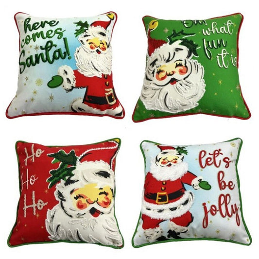 Oh What Fun Santa Pillow - Christmas Place