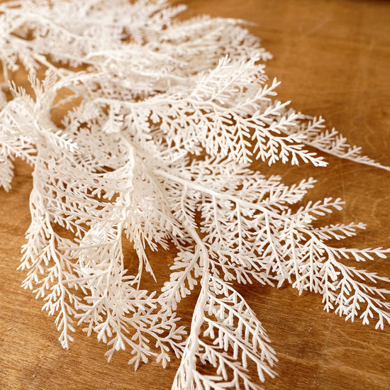 43in Frosted Fern Spray - Christmas Place