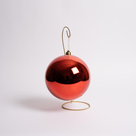 200mm Red Shiny Ball Ornament