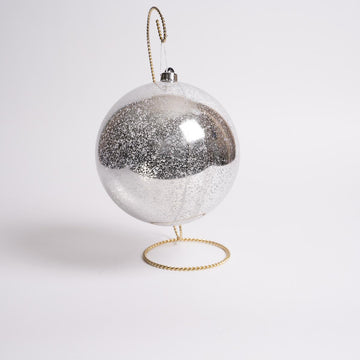 200mm Silver Mercury Ball Ornament