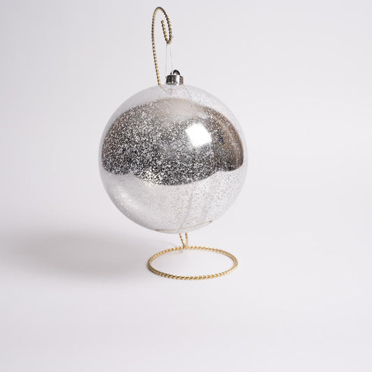 200mm Silver Mercury Ball Ornament