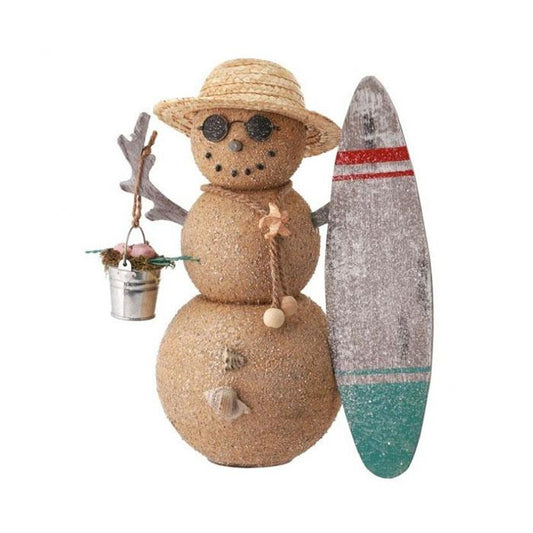 13in Sand Seashore Snowman