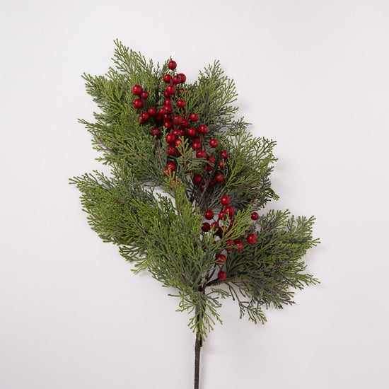 Cedar Berry Branch Spray - Christmas Place