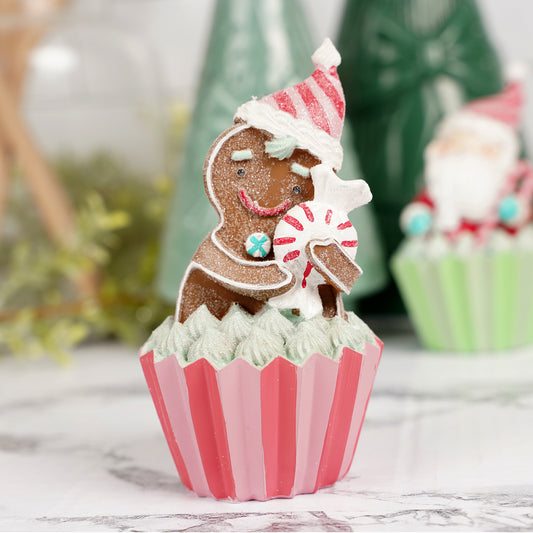 Santa and Ginger Cupcake