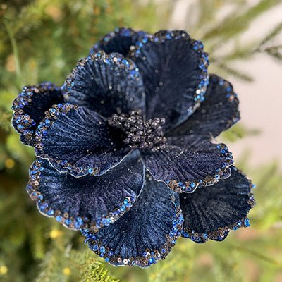 Velvet Blue Magnolia - Christmas Place