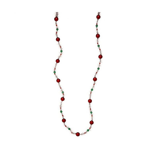 71 Inch Glitter Tinsel Ball Garland