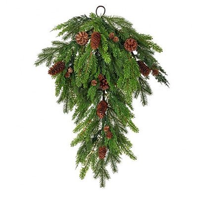 29in Noble Cedar Teardrop - Christmas Place