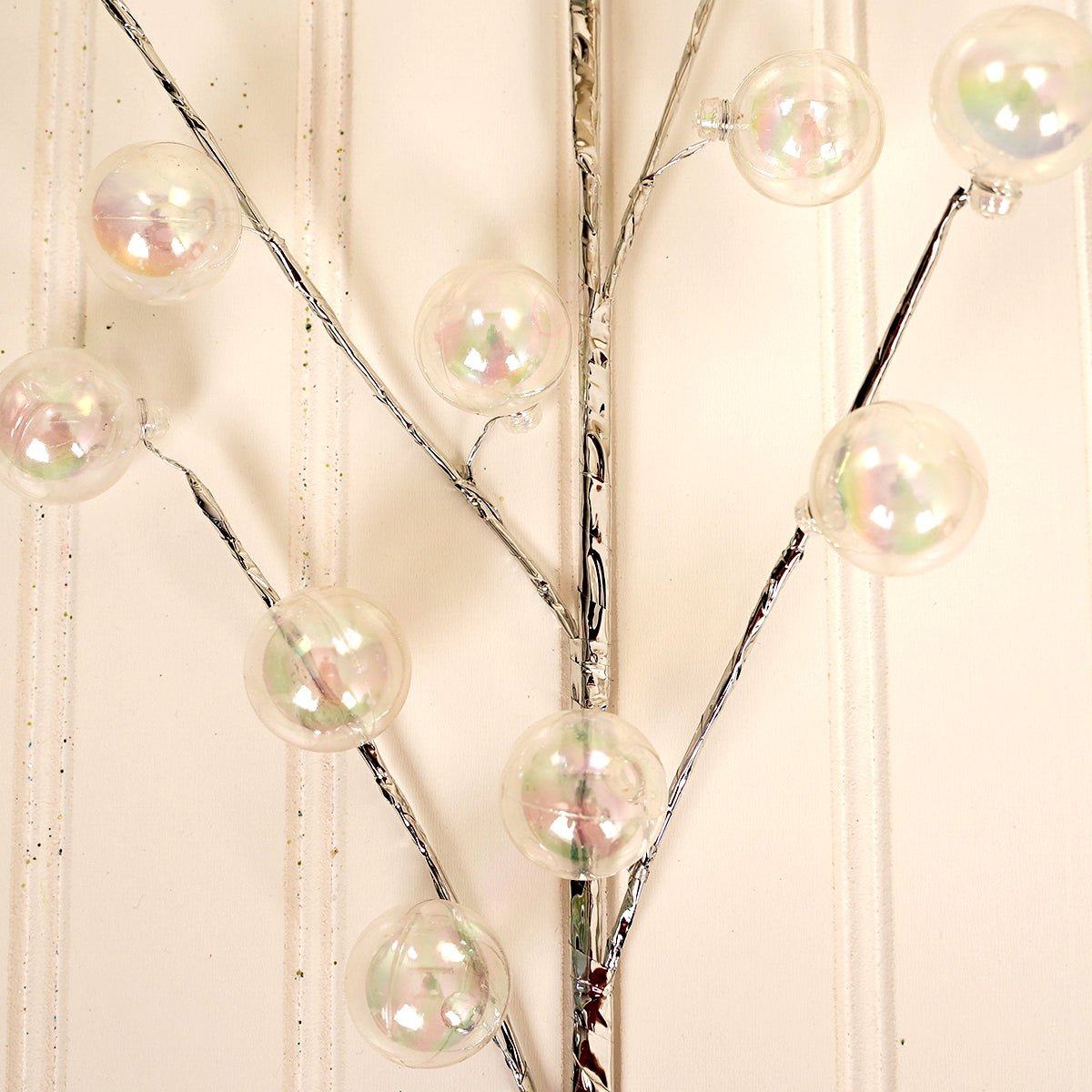 30In Iridescent Ball Spray - Christmas Place