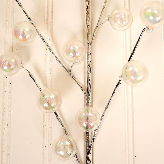 30In Iridescent Ball Spray - Christmas Place