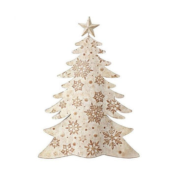 24 Inch Metal Winter Retreat Tree
