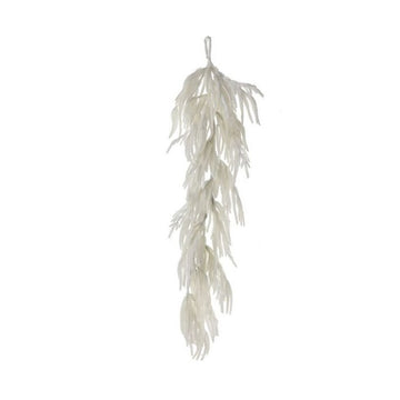 48In Flocked Norfolk Pine Garland