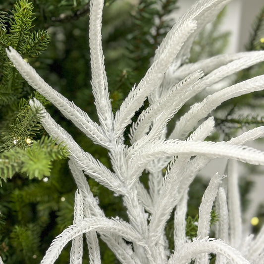 36In Flocked Norfolk Pine Spray