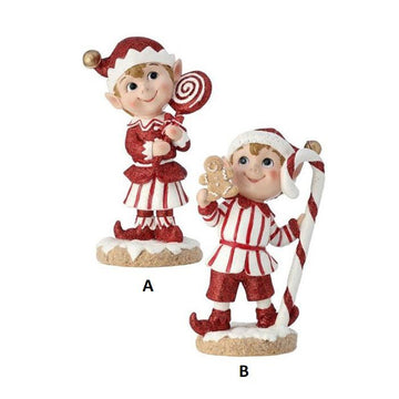 8in Peppermint Candy Pixie Elf