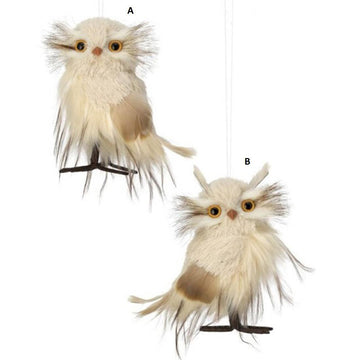 6in Natural Snow Owl