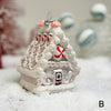 Glass Pastel Gingerbread House - Christmas Place