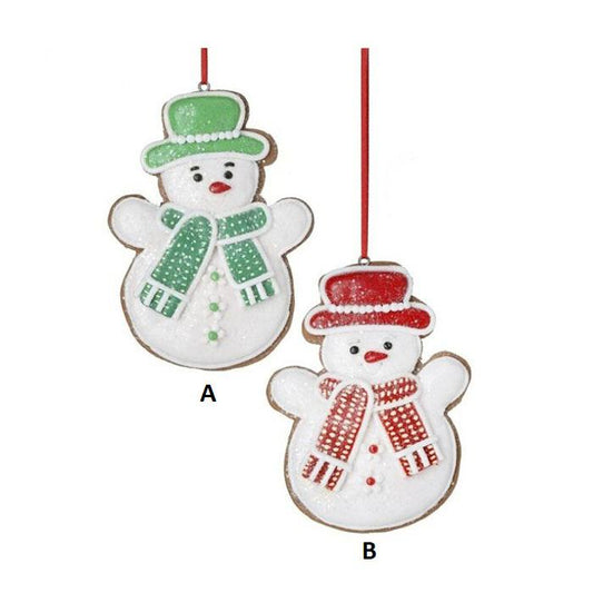 Clay Candy Snowman Ornament