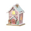LED Pink Pastel Sweets Gingerbread House Pink Gingerbread House - Christmas Place