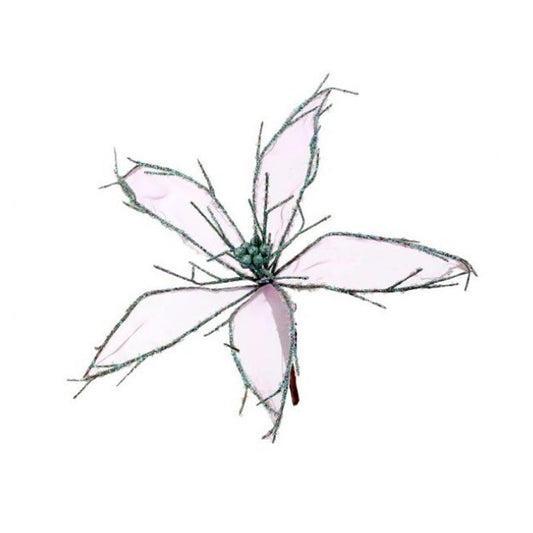 13in Ocean Lily Glitter Clip