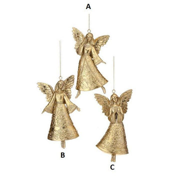 Champagne Gold Angel Ornament