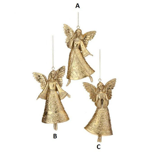 Champagne Gold Angel Ornament