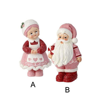 Red Pink Santa Mrs Claus