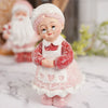 Red Pink Santa Mrs Claus Christmas Figures Mrs. Claus figure - Christmas Place