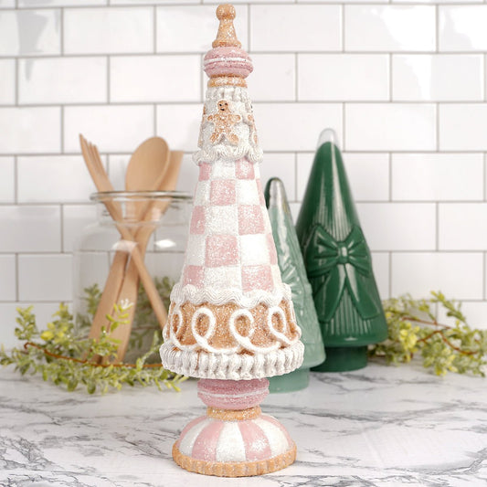13 Inch Sweets Gingerbread Cone Tree - Christmas Place