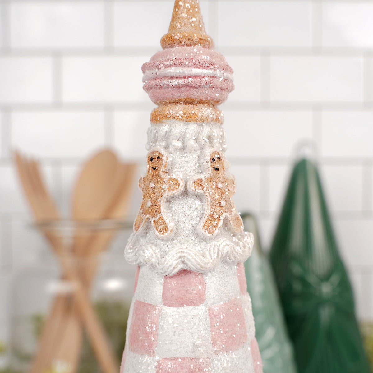 13 Inch Sweets Gingerbread Cone Tree - Christmas Place