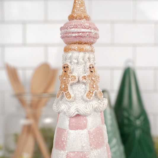 13 Inch Sweets Gingerbread Cone Tree - Christmas Place