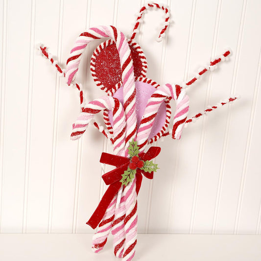 20In Red Pink Chenille Candy Bundle