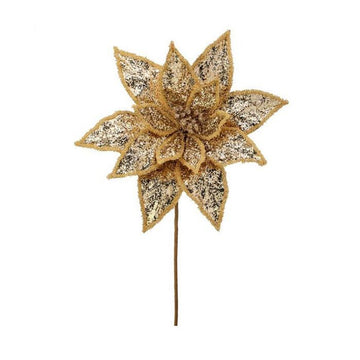 24In Champagne Poinsettia Stem