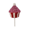 26In Pink Cupcake Stem - Christmas Place