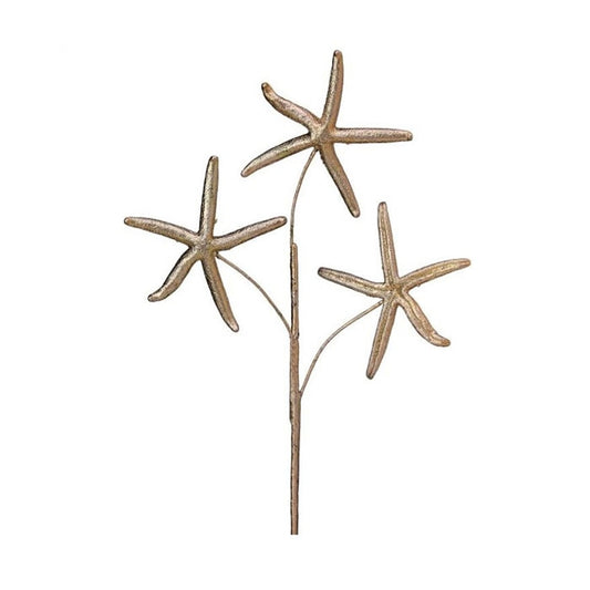 22In Champagne Glitter Starfish Spray